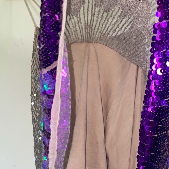 Anthropologie Let Me Be Sequin Splash Embellished Tank Top - Picture 11 of 15